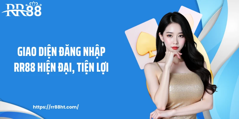 Giao diện đăng nhập RR88 hiện đại, tiện lợi